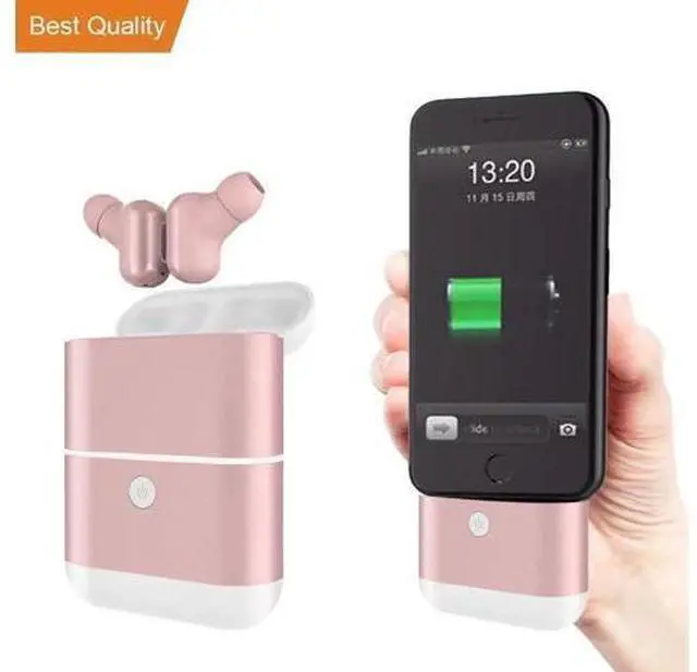 Main image of New Exclusive X2-TWS Binaural Detachable Wireless Earphones Mini In-Ear V4.2 Bluetooth Earbuds Sports Waterproof Headphones for iPhone Android Phones with Large Battery Charging Box Power Bank