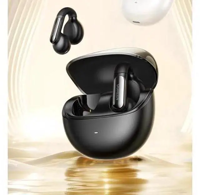 Main image of S5 Bluetooth headphones feature an IPX5 waterproof wireless open sports ear clip with bone conduction function, suitable for Apple and Xiaomi devices