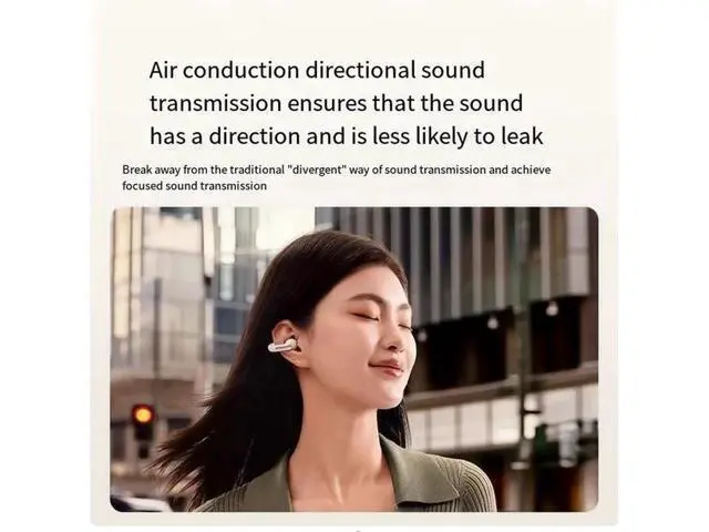 Alt view image 5 of 7 - S5 Bluetooth headphones feature an IPX5 waterproof wireless open sports ear clip with bone conduction function, suitable for Apple and Xiaomi devices