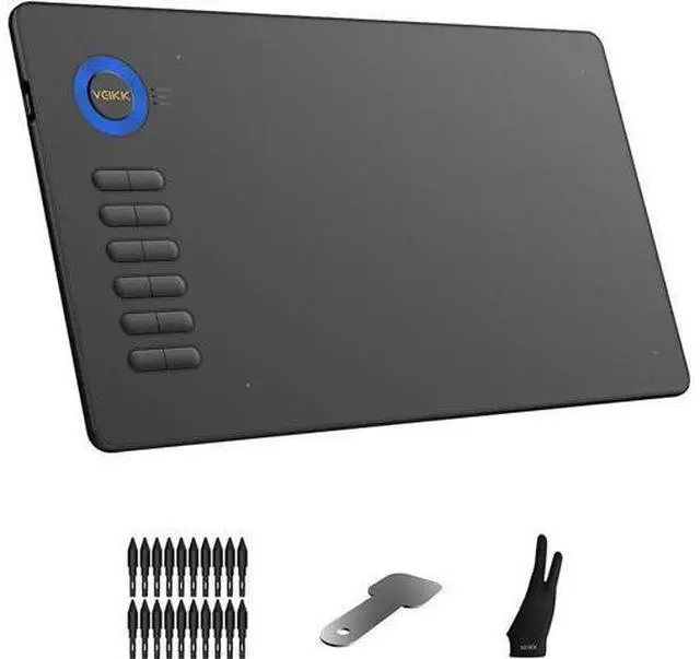 Main image of VEIKK A15 Graphic Drawing Tablet 10x6 inch Graphics Tablet with 8192 Levels Battery-Free Stylus and 12 Shortcut Keys Art Tablet for Drawing and E-Learning/Online Classes in MAC Wins and Android(Blue)