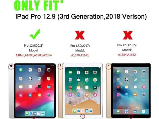 Alt view image 3 of 7 - iPad Pro 12.9 Case 3rd Gen 2018 Heavy Duty Shockproof Protective Case Cover with 360 Degree Rotating Kickstand / Adjustable Hand Strap and Carrying Shoulder Strap for iPad Pro 12.9 3rd Generation