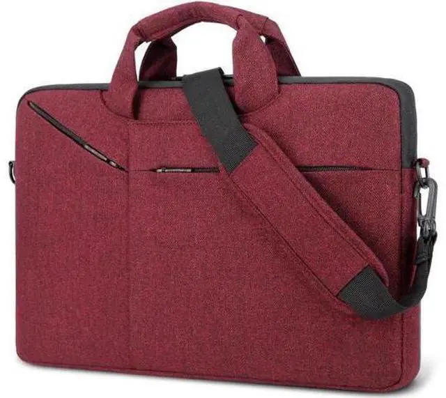 Main image of Laptop Bag 15.6 Inch Water Resistant Briefcase Shoulder Messenger Bag Water Repellent Laptop Bag Satchel Tablet Bussiness Carrying Handbag Laptop Sleeve for Macbook Computer Notebook Women and Men