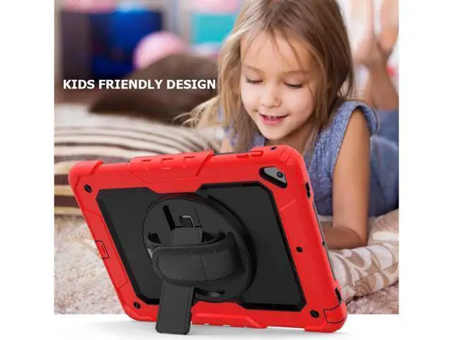 Alt view image 3 of 6 - iPad 9.7 2018 2017 Case iPad Air 2 Case iPad Pro 9.7 Case Heavy Duty Rugged Shockproof Protective Hard Case Cover For for Apple iPad 6th / 5th Generation / iPad Air 2 / iPad Pro 9.7 inch