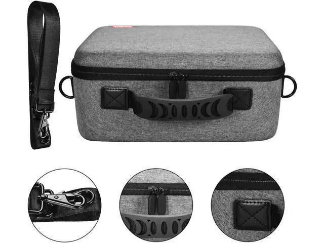 Alt view image 4 of 7 - Deluxe Carry Case for Nintendo Switch Werleo Hard Travel Case Fit Nintendo Switch System and Pro Controller