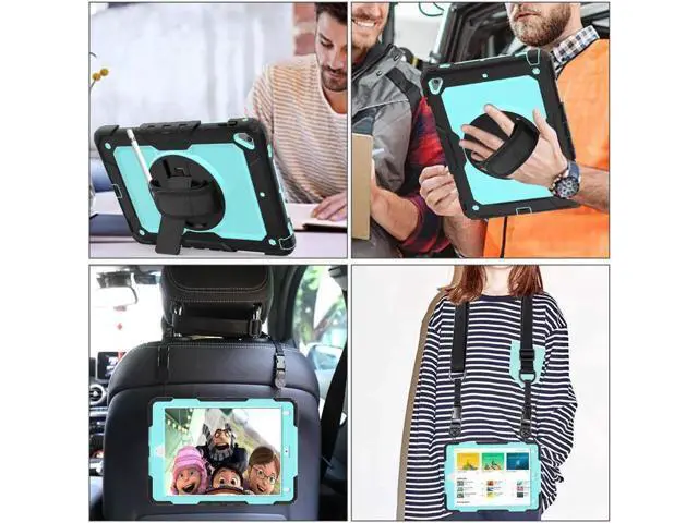 Alt view image 4 of 7 - iPad 9.7 2018 2017 Case iPad Air 2 Case iPad Pro 9.7 Case Heavy Duty Rugged Shockproof Protective Hard Case Cover For for Apple iPad 6th / 5th Generation / iPad Air 2 / iPad Pro 9.7 inch