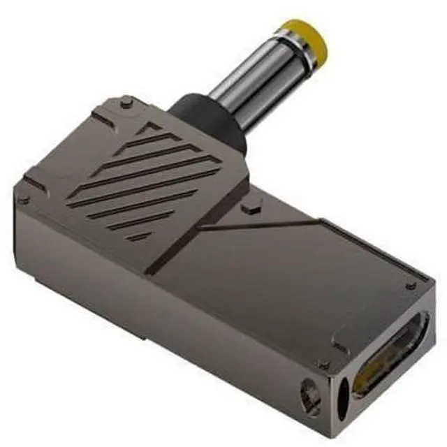 Main image of USB C to DC Adapter,USB C Female to DC 4.8x1.7mm HP Barrel Jack Plug PD 100W Laptop Fast Charging Adapter with Wattage Display