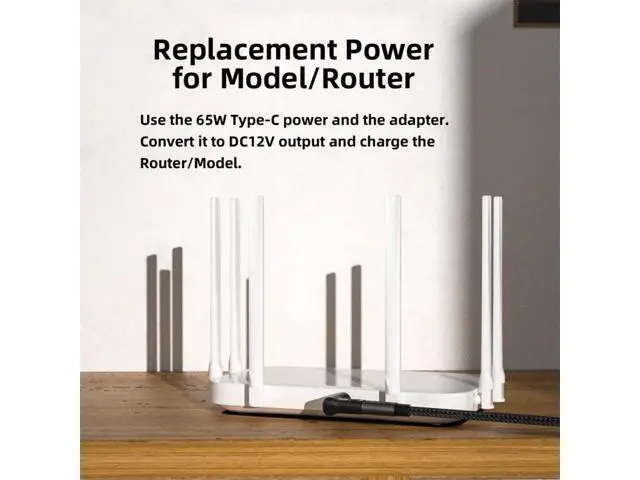 Alt view image 5 of 7 - USB 3.1 Type C USB-C Female to DC 12V 5.5x2.5mm Plug Adapter PD Emulator Trigger 90 Degree Angled