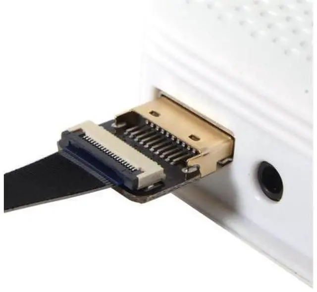 Alt view image 5 of 7 - CYFPV FPV HDMI Male to Up Angled 90D HDMI Male HDTV FPC Flat Cable for FPV HDTV Multicopter Aerial Photography