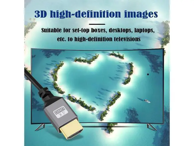 Alt view image 6 of 6 - Mini HDMI 2.0 Male to HDMI Male 4K 60hz Stretch Coiled Cable Straight Connector for HDTV Computer Laptop Monitor