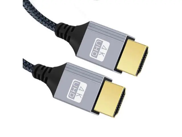 Alt view image 2 of 7 - 4K 60hz HDMI 2.0 Male to HDMI Type-A Male Cable with Sleeve Straight Connector for HDTV Computer Laptop Monitor 30CM