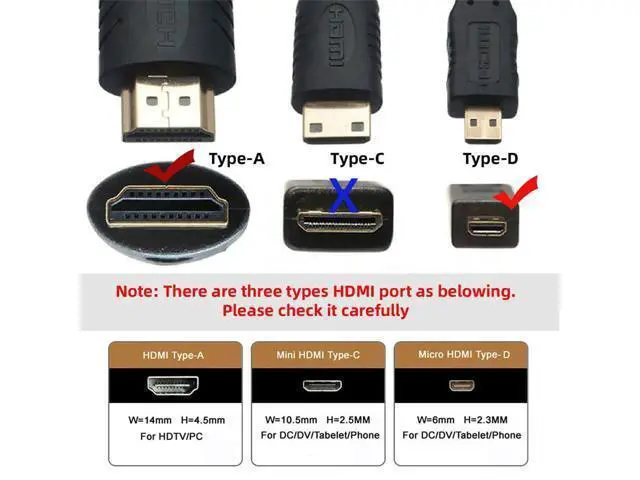 Alt view image 7 of 7 - Micro HDMI 2.0 Male to HDMI Male 4K 60hz Stretch Coiled Cable Straight Connector for HDTV Computer Laptop Monitor