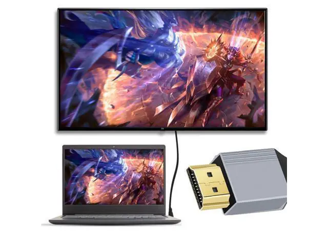 Alt view image 7 of 7 - 4K 60hz HDMI 2.0 Male to HDMI Type-A Male Cable with Sleeve Straight Connector for HDTV Computer Laptop Monitor 30CM