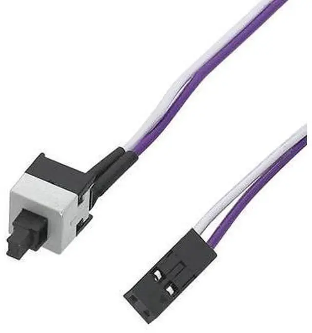 Alt view image 3 of 6 - 1pcs Computer Motherboard Power Cable Switch Push Button Switch On/Off/Reset Button Replacement Power Momentary Connector Cable
