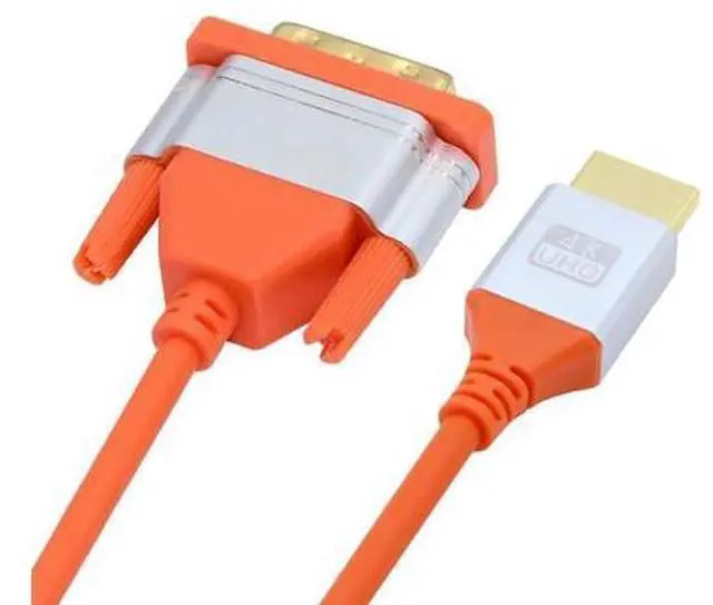 Main image of HDMI 4K to DVI Ultra Soft High Flex HDTV Cable Hyper Super Flexible Cord High Speed Type-A Male to 24+1 Male for Computer HDTV 50cm