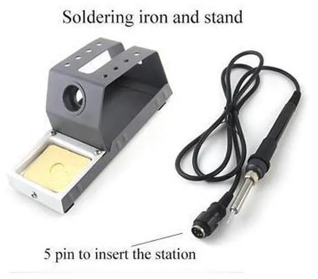 Alt view image 3 of 6 - 700 2 in 1 Desoldering Heat Gun Smd Rework Station Hot Air Gun Soldering Station For Welding Repair