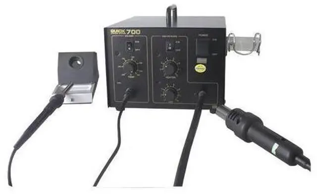 Main image of 700 2 in 1 Desoldering Heat Gun Smd Rework Station Hot Air Gun Soldering Station For Welding Repair