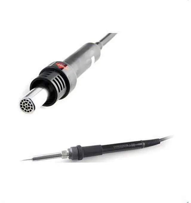 Alt view image 4 of 6 - 700 2 in 1 Desoldering Heat Gun Smd Rework Station Hot Air Gun Soldering Station For Welding Repair