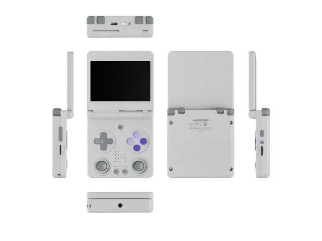 Alt view image 5 of 6 - Anbernic RG34XXSP Retro Handheld Game Console RG34XX SP Retro Gaming Console with 64G Preloaded 5000+ Games,3300 mAh Battey, Portable Pocket Arcade Support 30+ Simulators 5G WiFi Bluetooth HD Gray