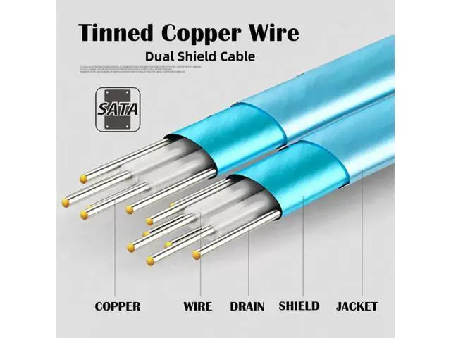 Alt view image 3 of 7 - Cable 4pcs/lot 90 Degree Angled Type Internal 4-SATA Host to 4SATA 7pin Target Disk 6Gbps Data Server Cable 25cm