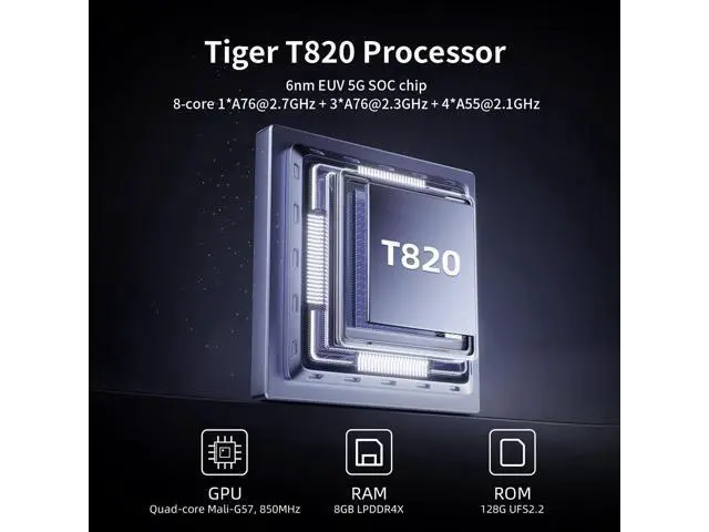 Alt view image 7 of 7 - Anbernic RG 476H Retro Handheld Game Console RG 476H Retro Game Console 4.7 inch IPS Multi-Touch Screen Android 13 Unisoc T820 Processor RG476H Support 1080p DP Output WiFi Bluetooth Indigo