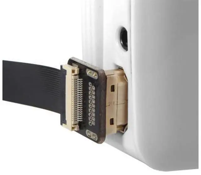 Alt view image 6 of 7 - CYFPV FPV HDMI Male to Up Angled 90D HDMI Male HDTV FPC Flat Cable for FPV HDTV Multicopter Aerial Photography