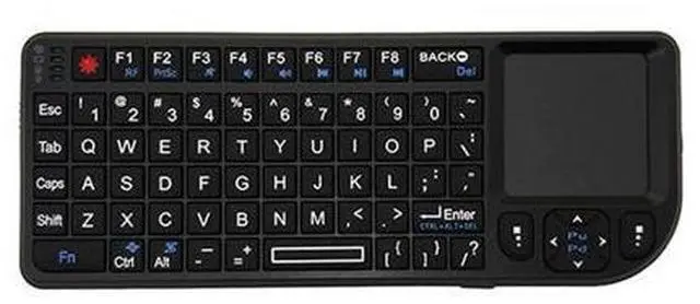 Main image of A8 Mini Wireless Mouse And Keyboard With Laser Touchpad Keyboard, Colour: English White Backlight