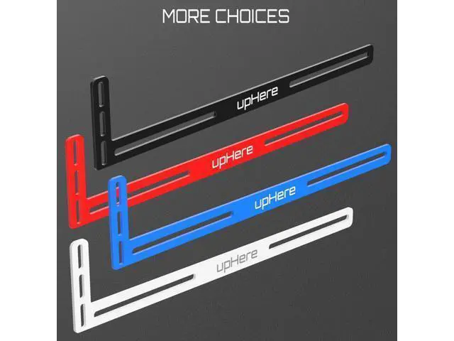 Alt view image 6 of 7 - upHere Graphics Card GPU Brace Support Video Card Sag Holder/Holster Bracket, Anodized Aerospace Aluminum, Single or Dual Slot Cards- Black(GL05)