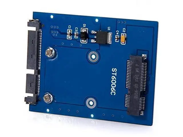 Alt view image 5 of 7 - Slim Type Mini PCI-E mSATA SSD to 2.5" SATA 3.0 22pin HDD Adapter Hard Disk PCBA SATA