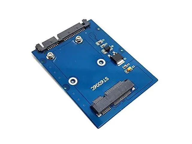 Alt view image 4 of 7 - Slim Type Mini PCI-E mSATA SSD to 2.5" SATA 3.0 22pin HDD Adapter Hard Disk PCBA SATA