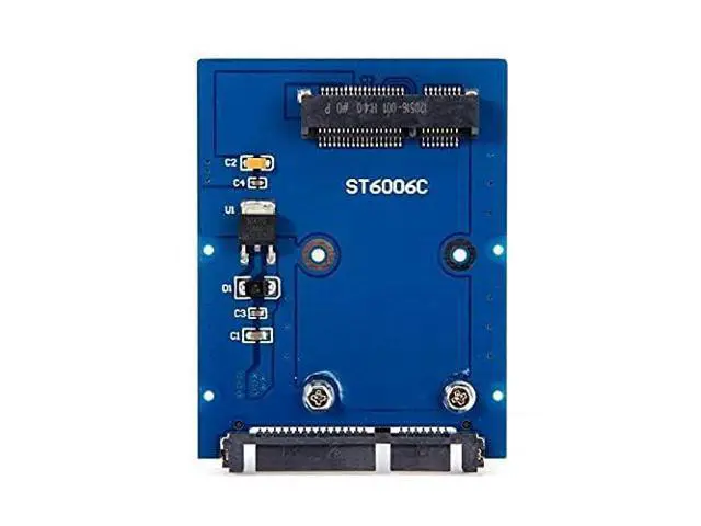Alt view image 6 of 7 - Slim Type Mini PCI-E mSATA SSD to 2.5" SATA 3.0 22pin HDD Adapter Hard Disk PCBA SATA