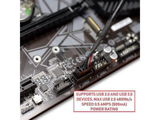 Alt view image 2 of 7 - USB 2.0 to USB 3.0/3.1 Upgrade Adapter Noise Reduction Shielded 26 cm Backed by 1-Year Warranty