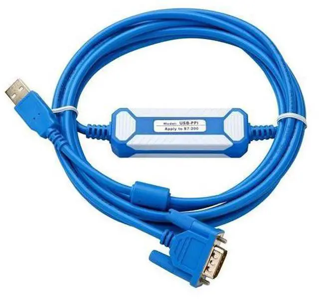 Main image of USB-PPI s7 200 PLC Programming Cable USB to RS485 Adapter For Siemens S7-200 Communication Cable