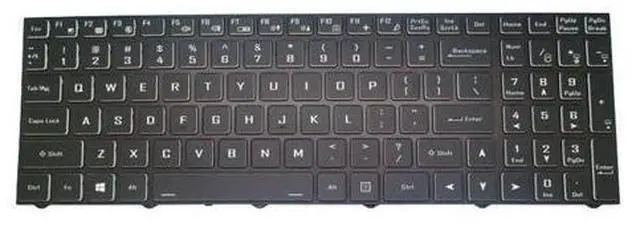 Main image of Laptop Keyboard For PowerSpec 1530 English US Black With Backlit