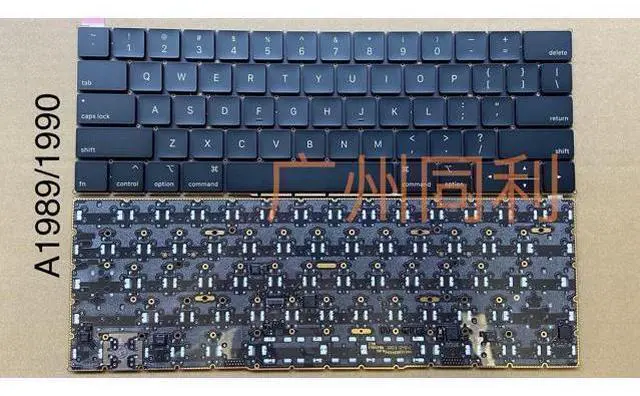 Main image of US Keyboard for Pro Retina 13 inches A1989 15 inches A1990 2018 2019 black