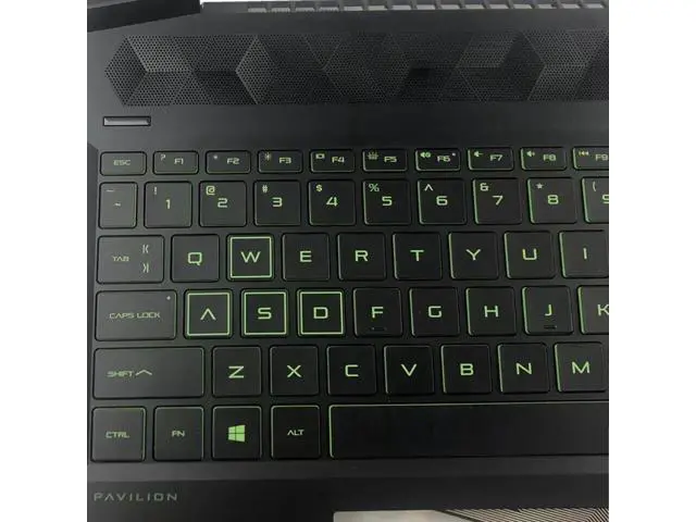 Alt view image 5 of 7 - For Pavilion 15-EC Top Palmrest Keyboard Green Backlit L72597-001 L72598-001