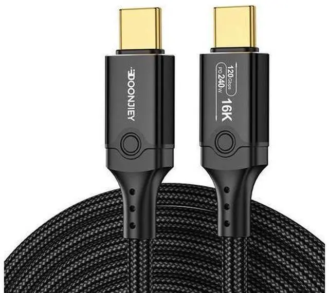 Main image of USB5 / Thunderbolt 5 Active Cable 120Gbps, 240W PD, 16K@60Hz, Dual Type-C, for Laptop, Monitor, eGPU & High-Performance Docking