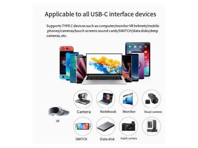 Alt view image 3 of 4 - USB-C Fiber Optic Cable 100W PD, 10Gbps, 8K@60Hz, Bend-Resistant Fiber, for Laptop, Monitor, AR Glasses & Dock