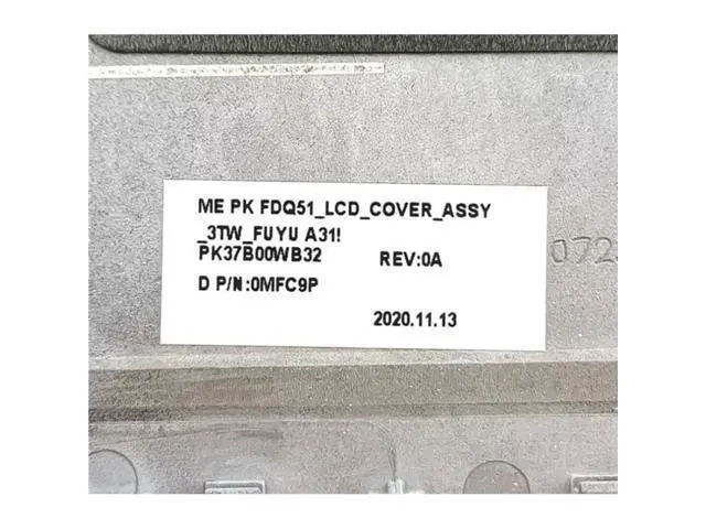 Alt view image 3 of 4 - New Laptop LCD Top Cover for Alienware M15 R3 0MFC9P MFC9P FDQ51 Back Cover