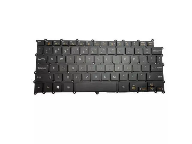 Alt view image 4 of 4 - For Gram 14Z980 14Z980C 14Z980B 14Z980U 14Z980G Backlit Keyboard Laptop US