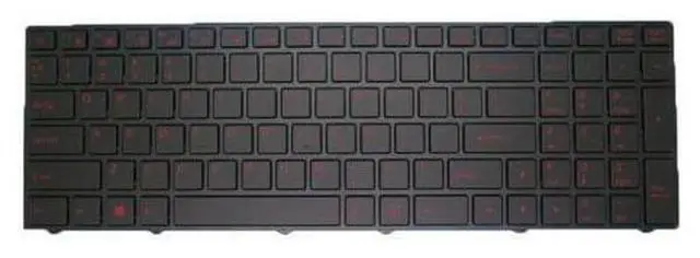 Alt view image 2 of 4 - Backlit Keyboard For CLEVO N770 N770WG N770WL N770WU N770GU English US Frame