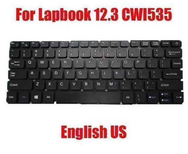 Main image of English US Laptop Keyboard For Chuwi Lapbook 12.3 CWI535 PRIDE-K2627 MB2654003