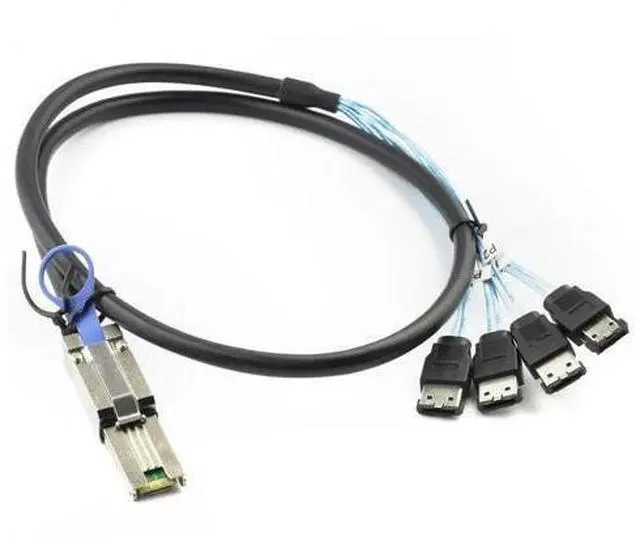 Main image of MINI SAS SFF-8088 26P to 4X E-SATA 7P Female Server Hard Drive Connection Cable