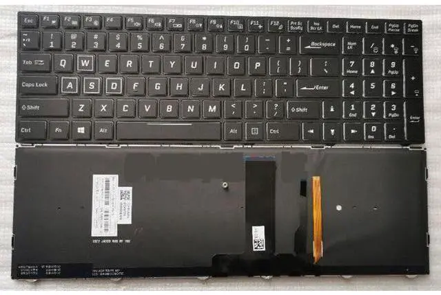 Main image of replacement keyboard for Clevo P970RC P970RD P970RF P970EN P970ED P970RN P970EF US Backlit