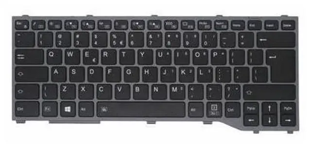 Alt view image 2 of 5 - Keyboard for Fujitsu Lifebook T937 T938 T939 US Black With Backligh