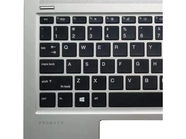 Alt view image 4 of 5 - For ProBook 440 G6 445 G6 G7 Top Palmrest Non-Backlit Keyboard L44589-001