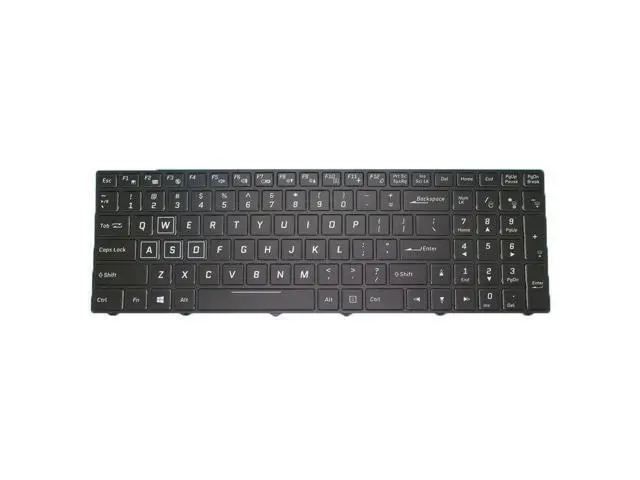 Alt view image 2 of 5 - English Backlit Keyboard For CLEVO N850 N950 CVM15F23USJ430D 6-80-N8500-011-1