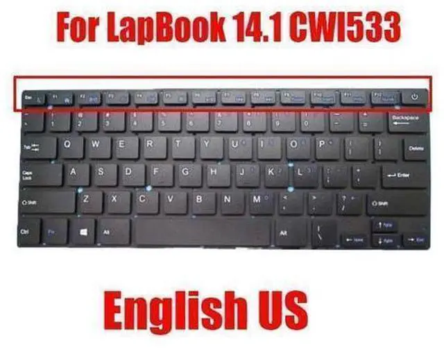 Main image of Laptop Replacement Keyboard For Chuwi 14.1 CWI533 LapBook 14.1 CWI533 English US