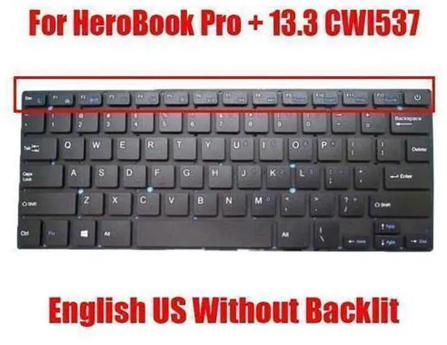 Main image of Laptop Replacement Keyboard For Chuwi HeroBook Pro + 13.3 CWI537 English US