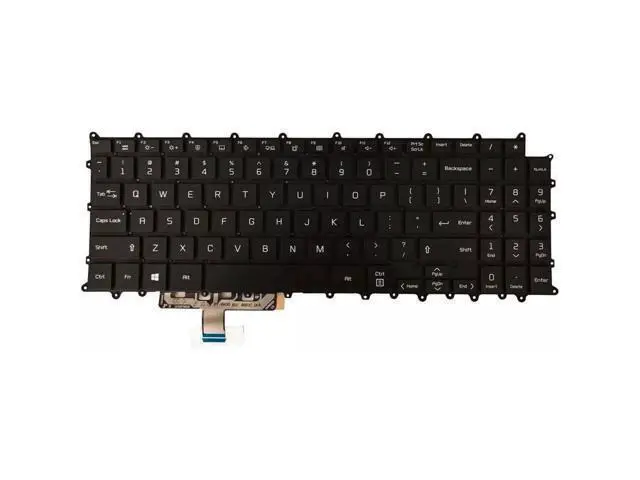 Alt view image 3 of 3 - New for Backlit US Keyboard For 16Z90P 16Z90P-G 16Z90P-K 16Z90P-N Black