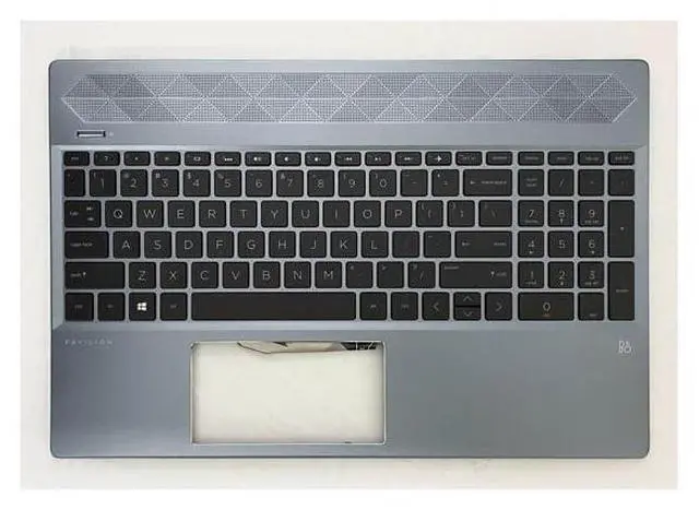 Main image of for Pavilion 15-CS 15-CW 15.6 Palmrest Backlit Blue L49391-001 US Keyboard